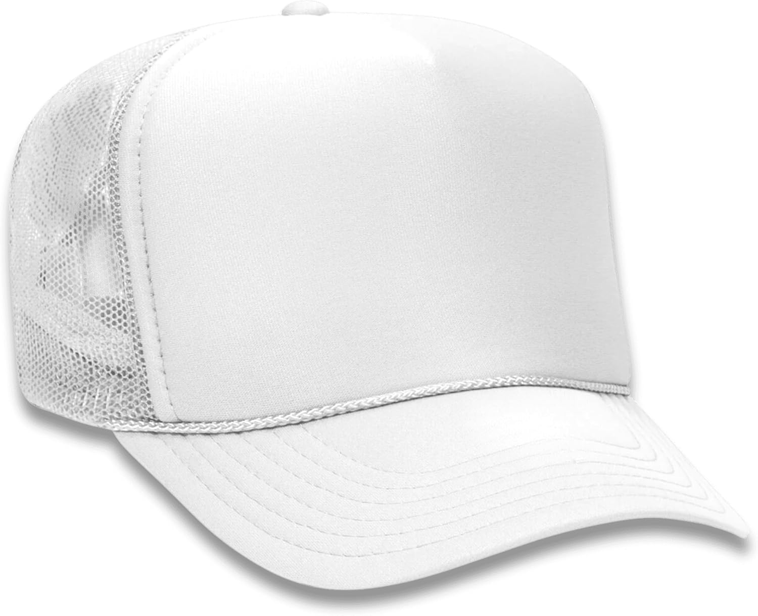 Retro Easy Tiger Trucker Hat for Men & Women Funny Quote Foam Front Classic 5 Panel Mesh Snapback - Image 4