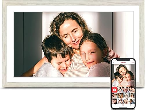 Miniatura 12 de Portarretratos digital WiFi con Frameo, 10.1 pulgadas, 1280 x 800 IPS, 32 GB, rotación automática, comparte video e imagen, regalo de cumpleaños