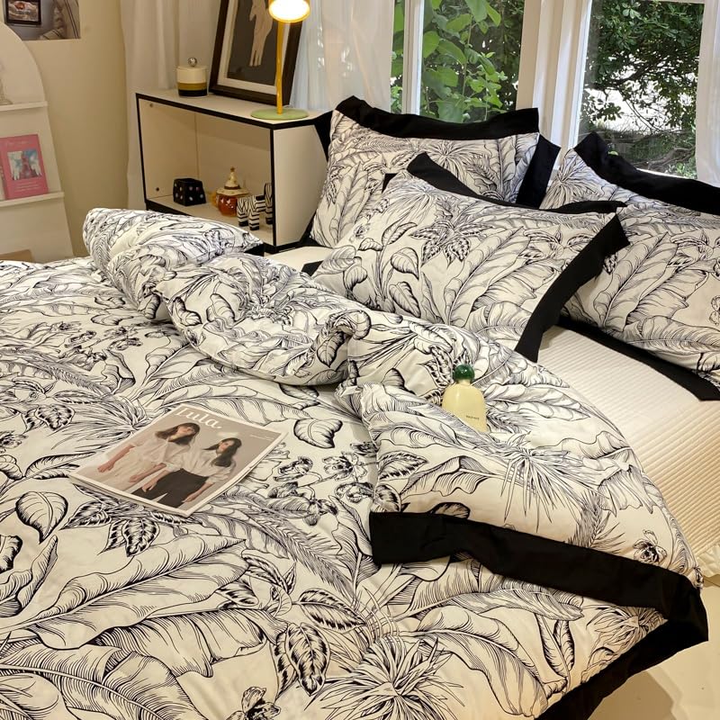 Odot Couette sans Housse 10.5 Tog (Fleur Noire 1,150x200cm)