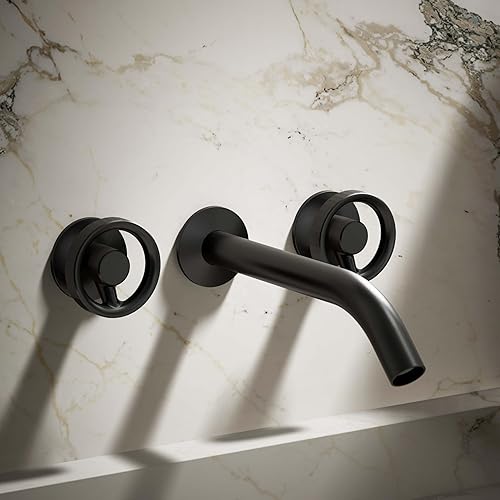 Miniatura 2 de Kohler K-T77981-9-BL Components - Grifo para lavabo de baño, color negro mate