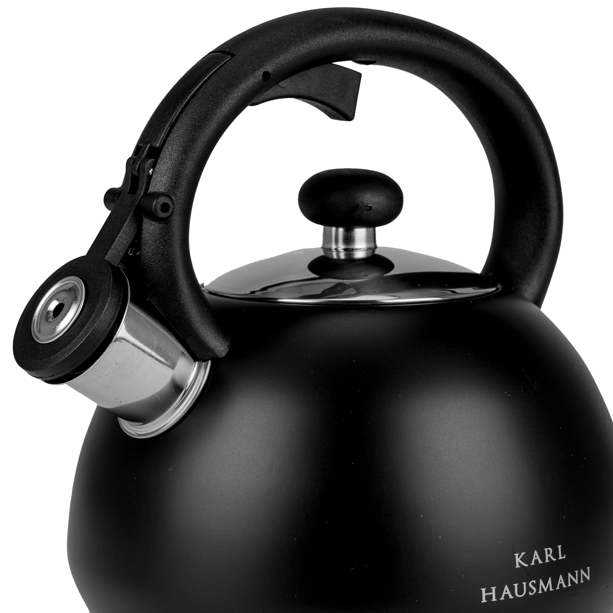 Induction 2 Feux KARL HAUSMANN Bouilloire Inox Argentu00e9 - 3L - Bouilloire Sifflante Bouilloire Thermostat Réglable