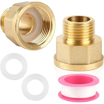 Brass Reducer 3/4 to 1/2 Brass Reducer 3/4 to 1/2 Pack of 2