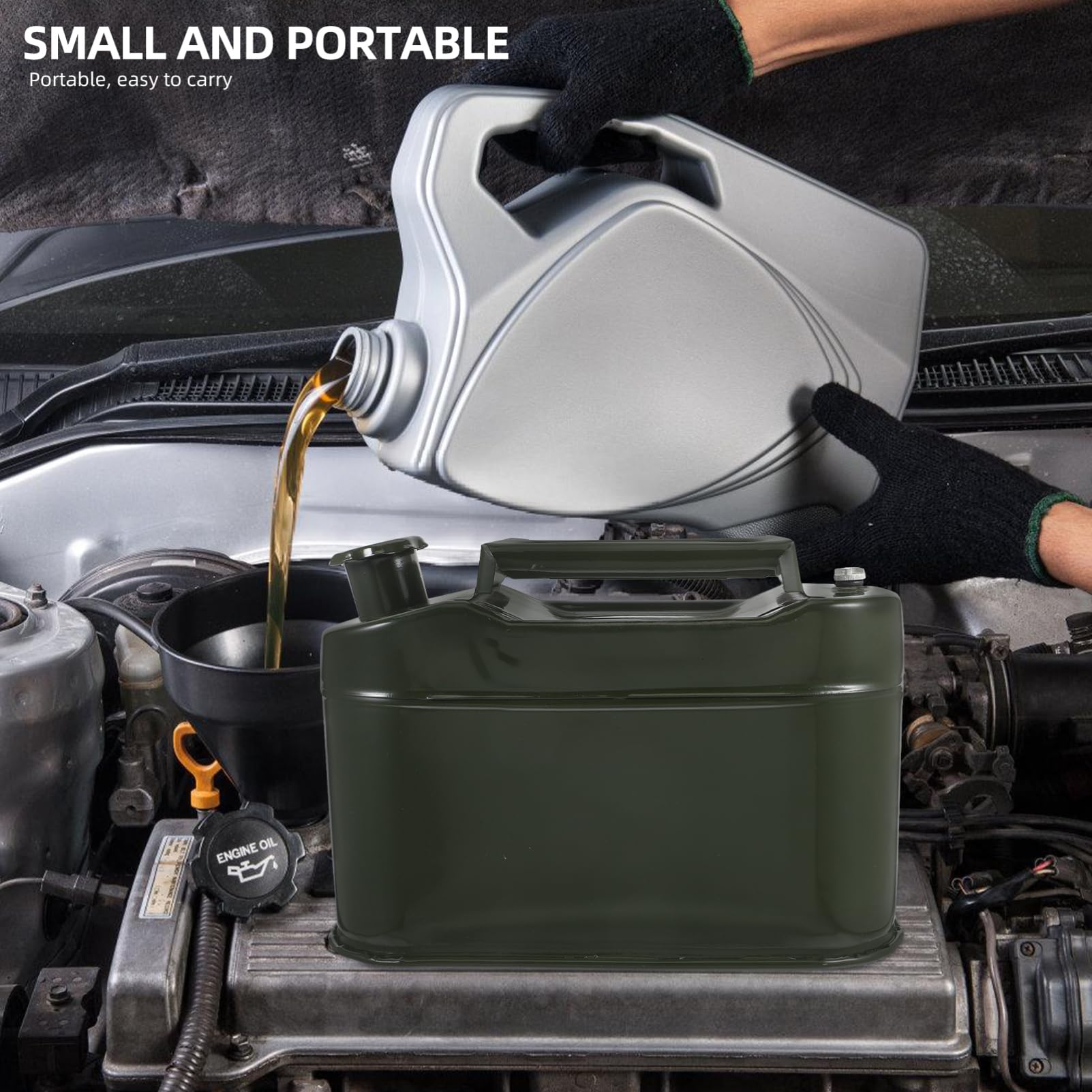 Amazon | LALADEFIEE ポータブル車用燃料タンク ガソリン貯蔵バレル