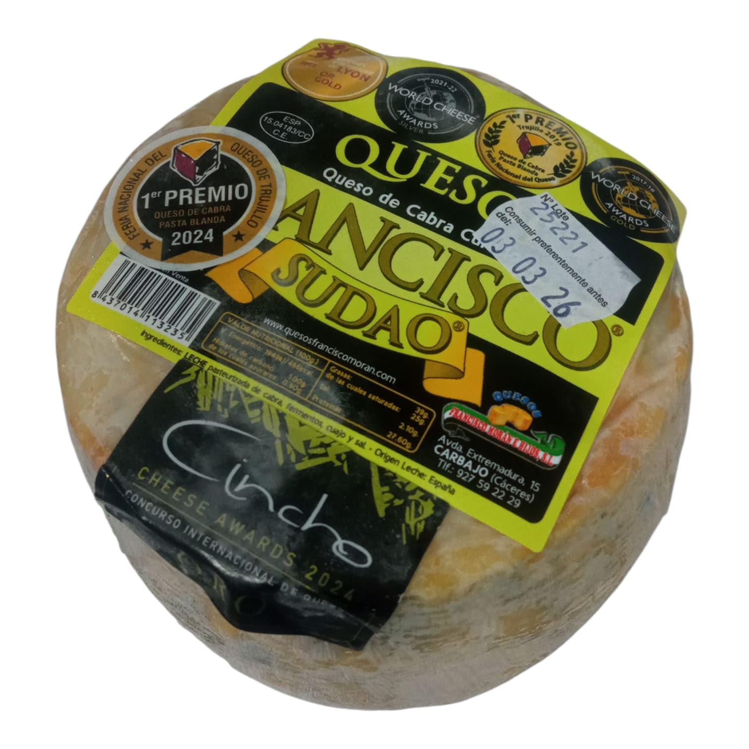 Cesta Gourmet Mérida Regalo Empresas – Chorizo, Salchichón y Lomo Ibérico de Bellota • Queso de Cabra Francisco Sudao • Queso Oveja Curado El Prado de Llera • Presentación Premium – CORAZON EXTREMEÑO