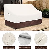 Vista 35 de Funda impermeable para mesa de centro para exteriores, rectangular para mesa auxiliar pequeña, para exteriores, rectangular, impermeable, 48 x 28 x