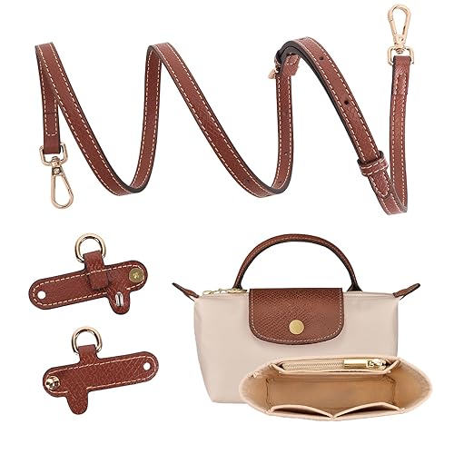 2Sets Shoulder Strap for Longchamp Bag Women, Purse Organizer, No-Punch