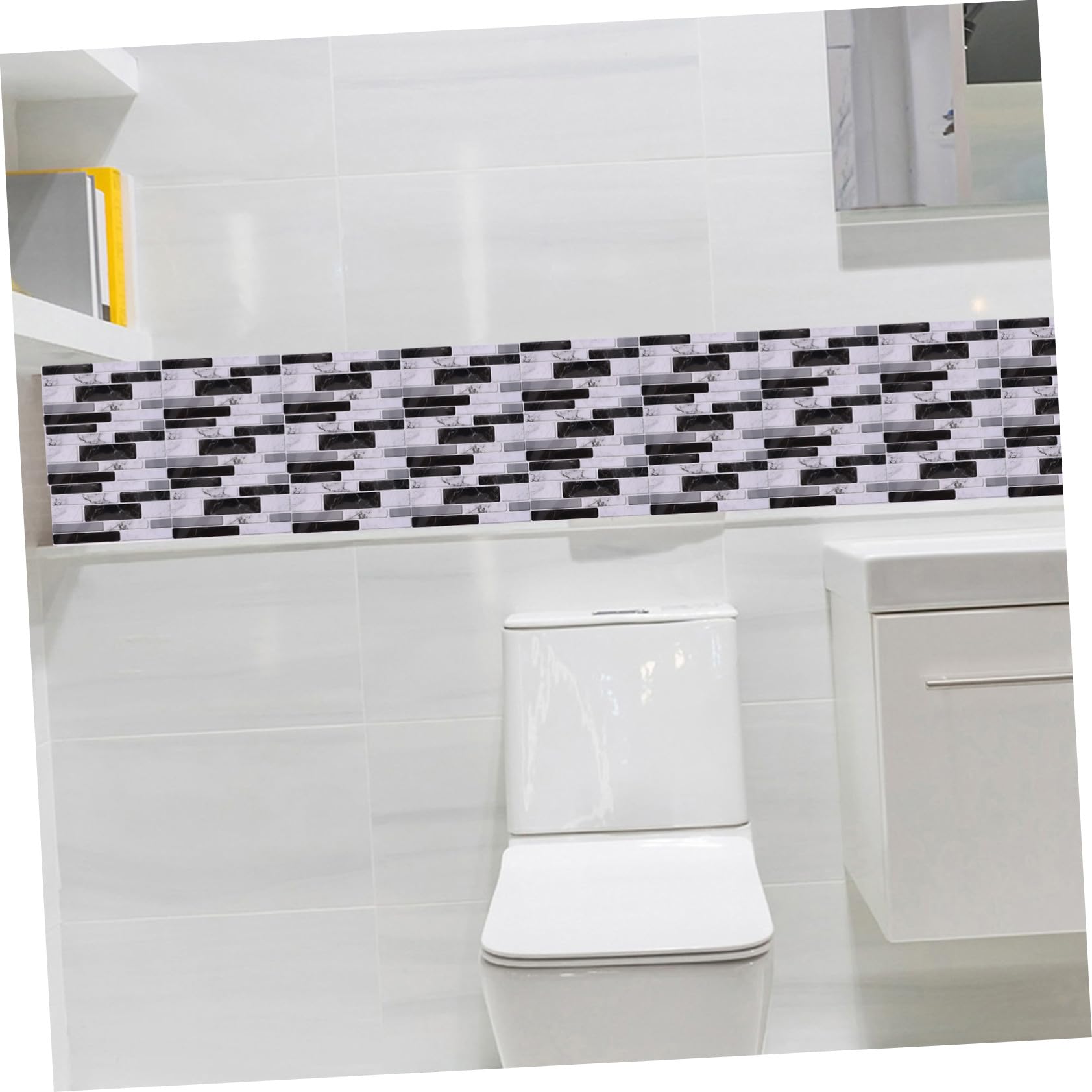 Gatuida 27piezas Azulejos de Pared Imitación Mármol Autoadhesivo para Cocina Sala de Estar Dormitorio de Resistente al Agua