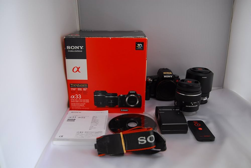 Amazon | SONY デジタル一眼レフ α33(ダブルズームレンズキット Amazon | SONY デジタル一眼レフ α33(ダブルズームレンズキット