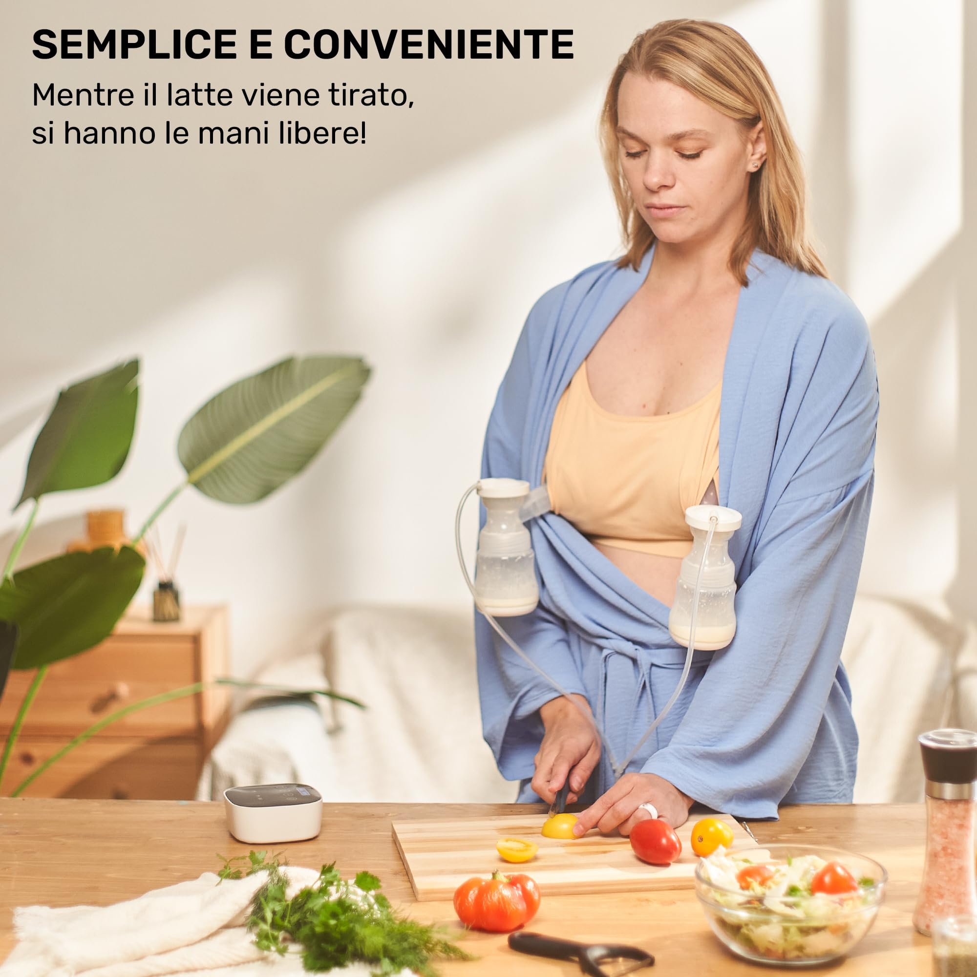 Tiralatte Elettrico - Tiralatte Elettrico Indossabile - Neonato Accessori Utili - Portatile Tiralatte per Latte Materno - Tiralatte Doppio con 3 Modalità e 9 Livelli - Wireless Tiralatte Mani Libere