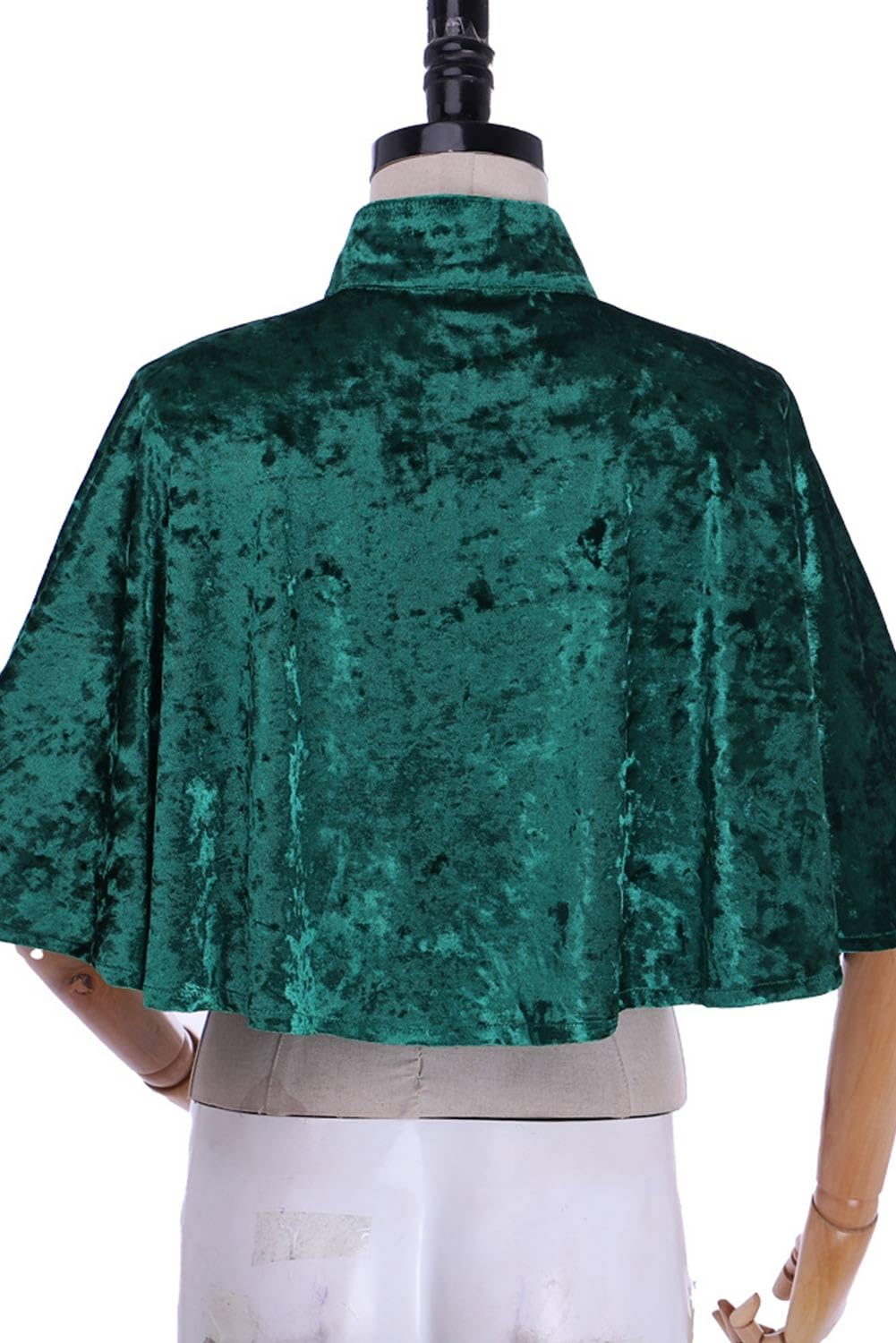 helymore Medieval Scarf Women's Renaissance Velvet Cape Wraps Costume Lace Gothic Halloween Costume Carnival Fasching Clothing Disguise Prop - Image 4