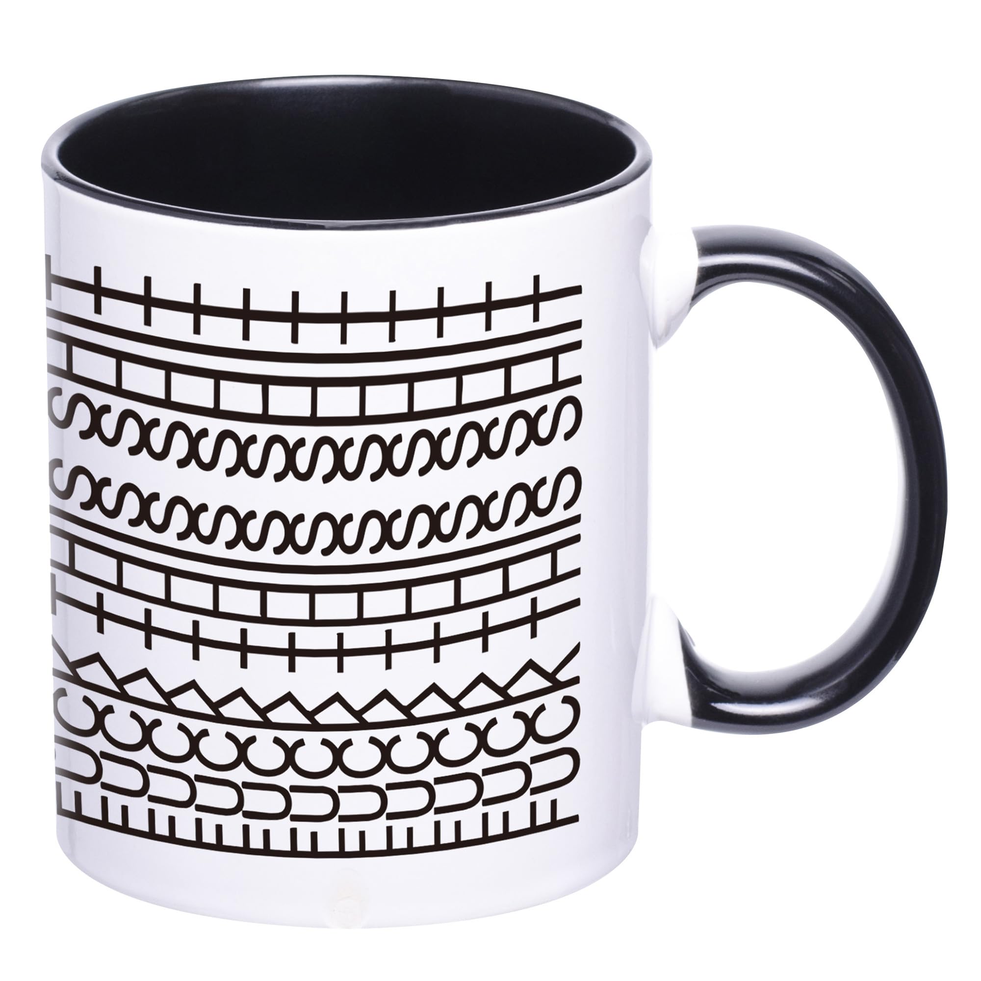 Valentines Day Gifts for Him Husband Friends Coworkers Boss - Fun 11 Oz Ceramic Fuck This Shit Mug