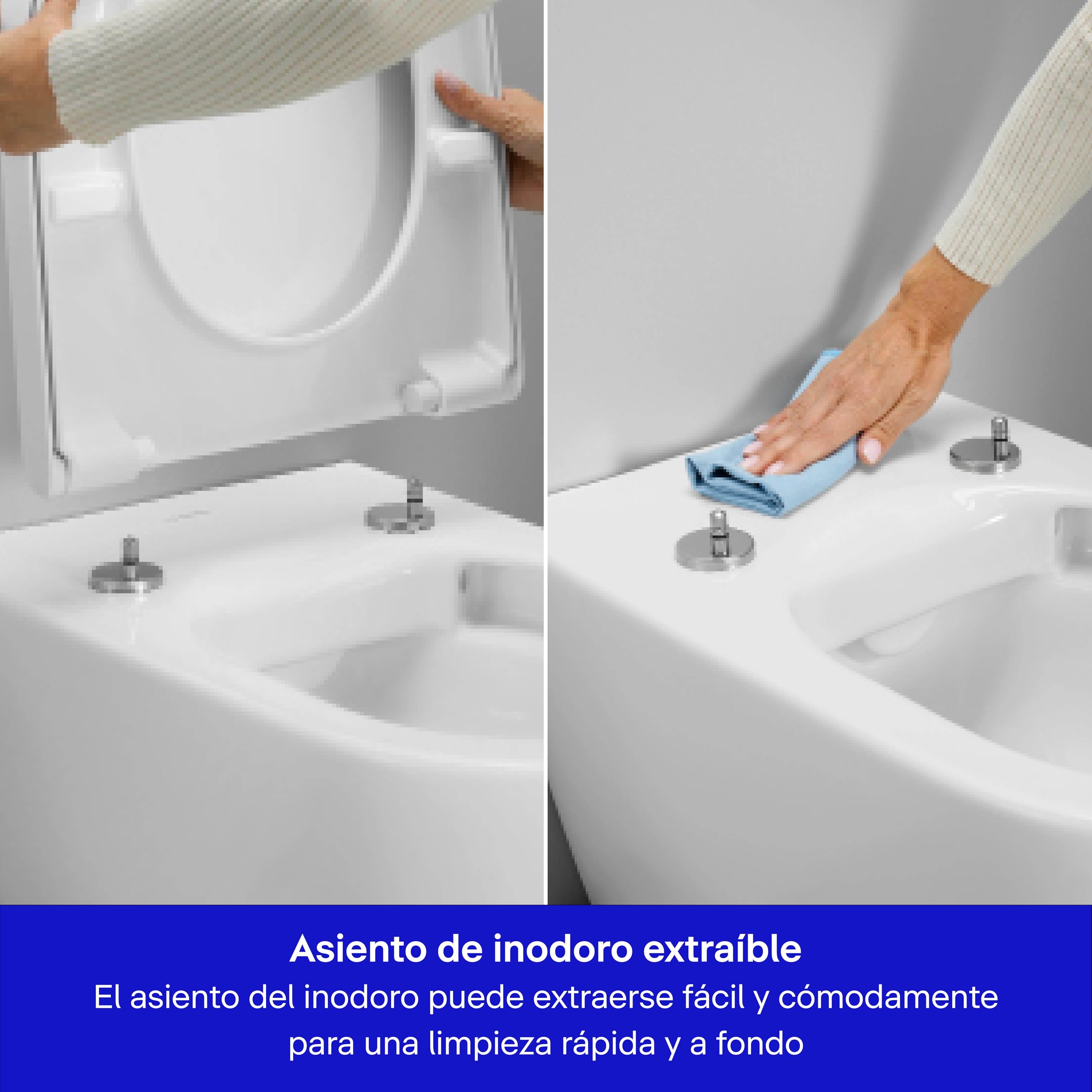 Duravit tapa wc universal, asiento de inodoro en forma de D, tapa con doble mecanismo de cierre suave, cierre rápido para instalación, blanco