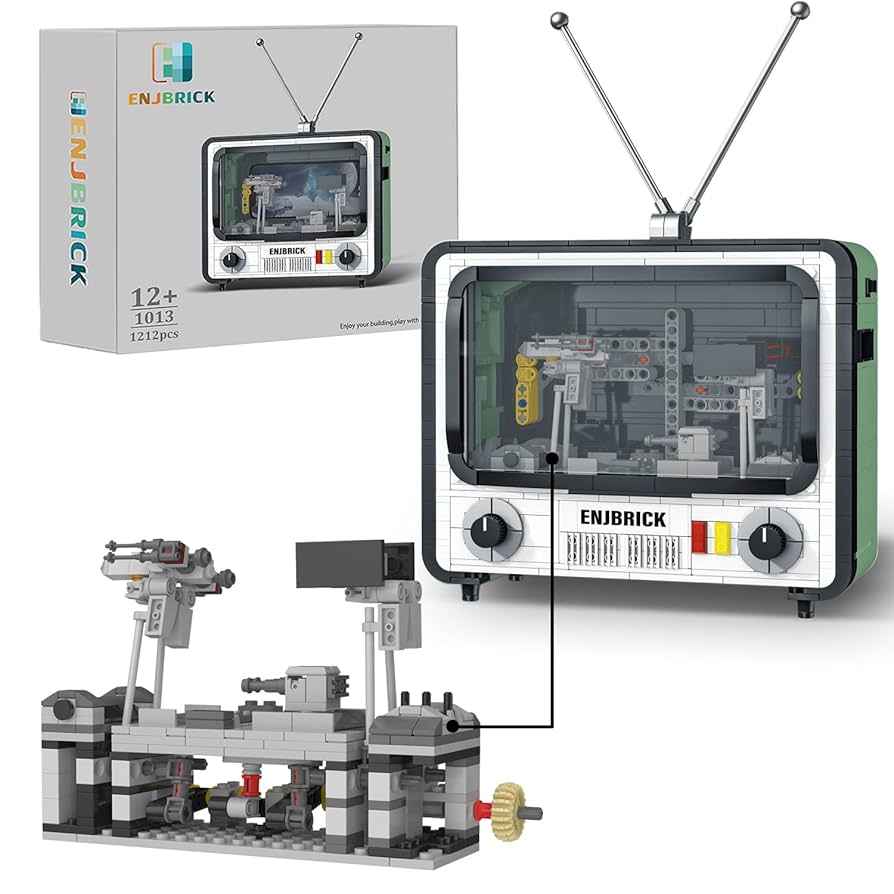 Amazon.co.jp: Ideas レトロテレビ組み立てセット レゴ対応 大人