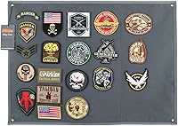 Vista 10 de EXCELLENT ELITE SPANKER Tablero de exhibición de parches tácticos, panel de soporte militar plegable (marrón coyote, S)