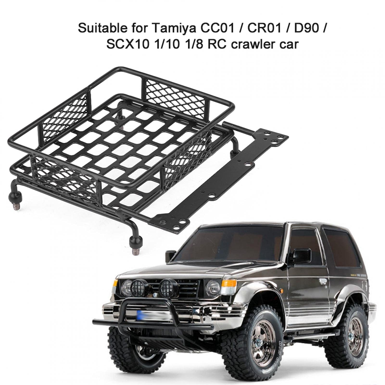 Amazon | タミヤSCX101 / 10 1 / 8RCカー用ルーフラゲッ​​ジキャリア