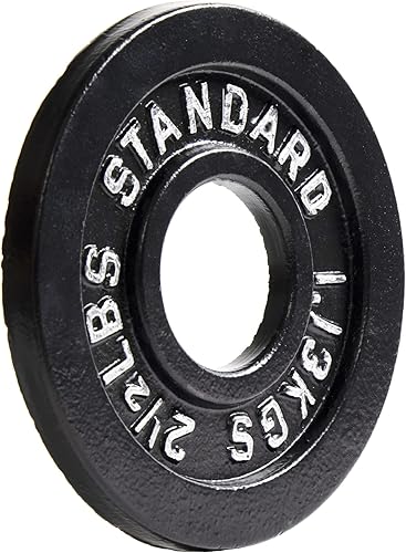 Miniatura 2 de BalanceFrom Powergainz - Disco de pesas de hierro fundido para barras olímpicas, 2 pulgadas, para entrenamientos de fuerza, levantamiento de pesas y
