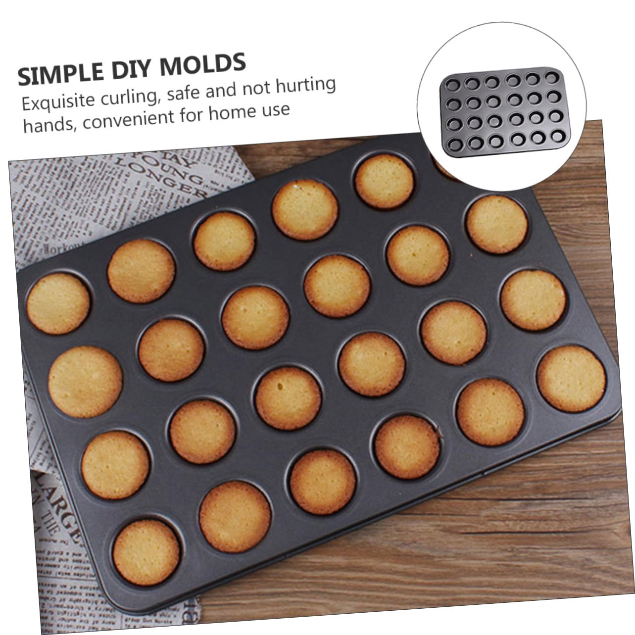 COLLBATH 2stücke Wiederverwendbare Muffinformen Antihaft Backformen Kuchen Muffins Und Eiswürfel Praktische Küchenhelfer Mit Fächern Für Kreative Desserts