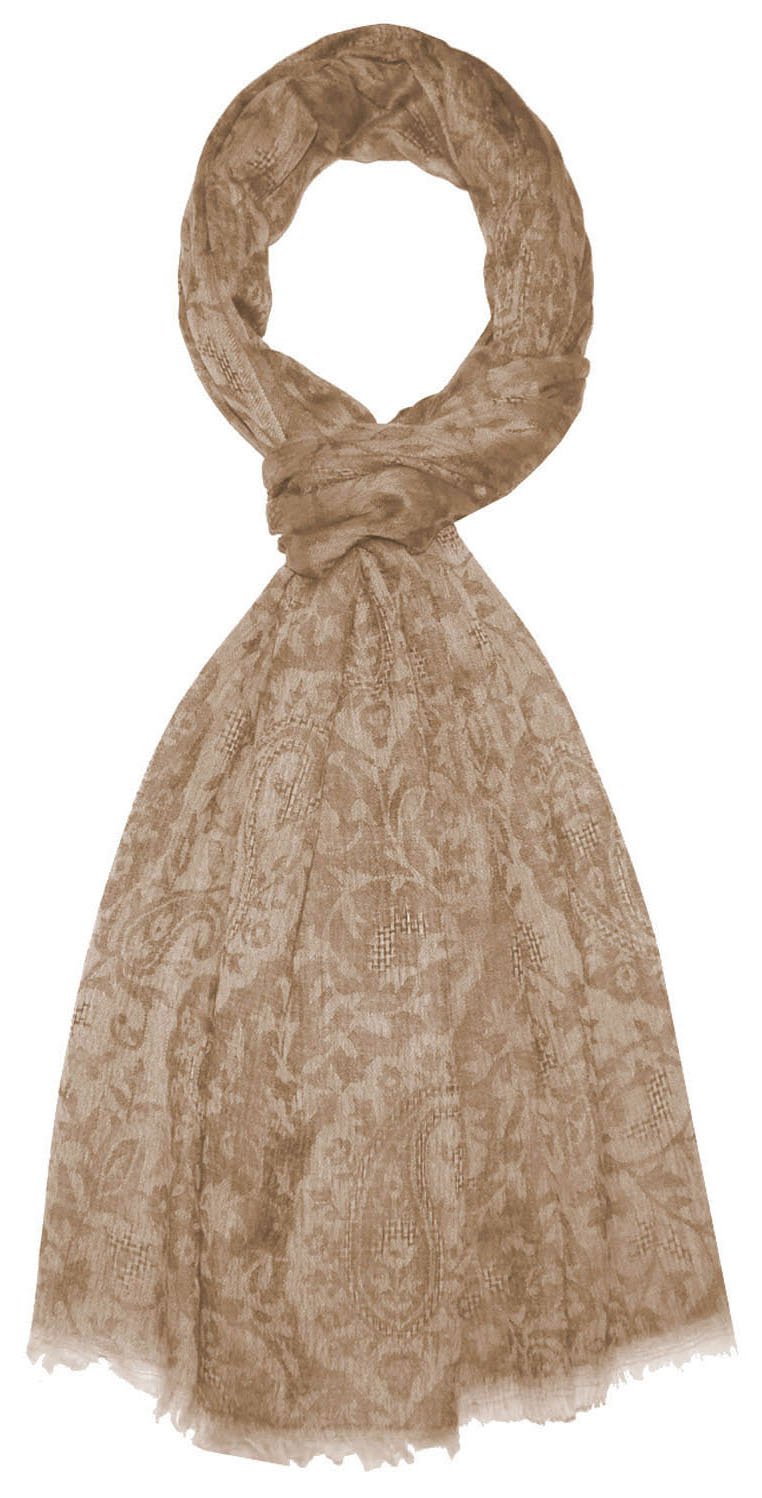 Lorenzo Cana - Pashmina - Cachemir - para mujer Camel-creme Talla única