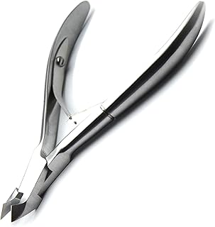 Stelone Professional Cuticle Nippers Sharp Cuticle Trimmer Stainless Steel Cuticle Clippers Pedicure Manicure Nail Tool for Fingernails and Toenails (Nippers)