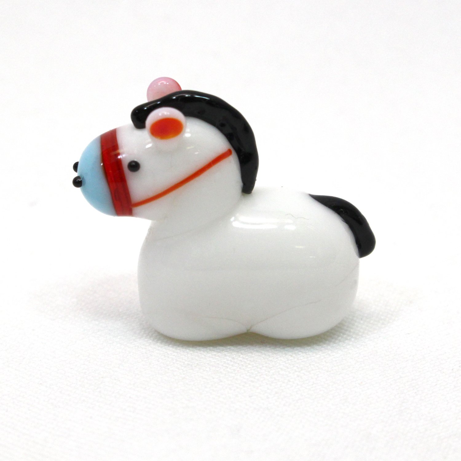 フォーカート干支セット　ガラス細工 Amazon.co.jp: フォーカート 手作り ガラス細工 干支招福 午 CKK286