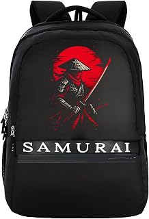 Half Moon Samurai Anime School Bags for Boys Men | Laptop Bag for Man | College Bag for Boys | Backpack Bag for Man Studen Price In India