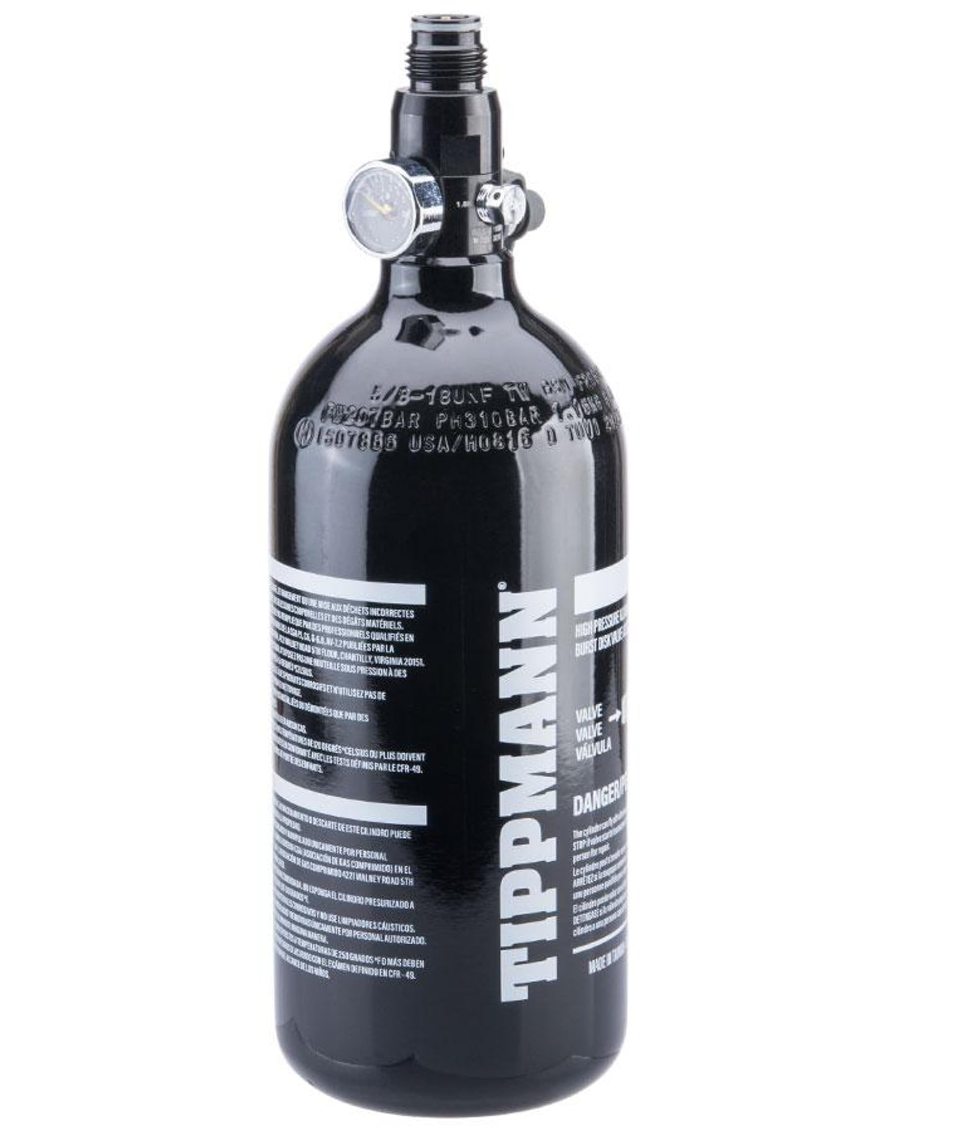 Tippmann Empire Aluminum Compressed Air HPA Paintball Tank 48ci 3K - Guaranteed Hydro Date