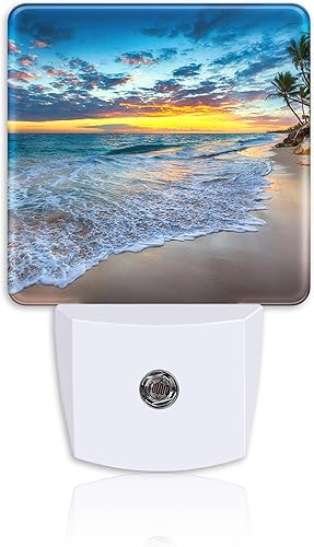 Miniatura 14 de Luz nocturna, linda tortuga sonriente bajo el mar, luz nocturna enchufable, sensor automático del atardecer al amanecer, lámpara LED de bajo consumo