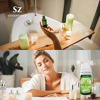 アロマオイル　ホワイトロータス1本10ml アロマオイル ホワイトロータス1本10ml ロータス 精油」の人気