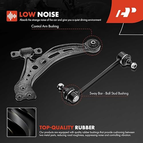 Miniatura 6 de A-Premium Kit de suspensión delantera de 12 piezas, brazo de control inferior, rótula, barra estabilizadora, compatible con Toyota Avalon 1997-1998