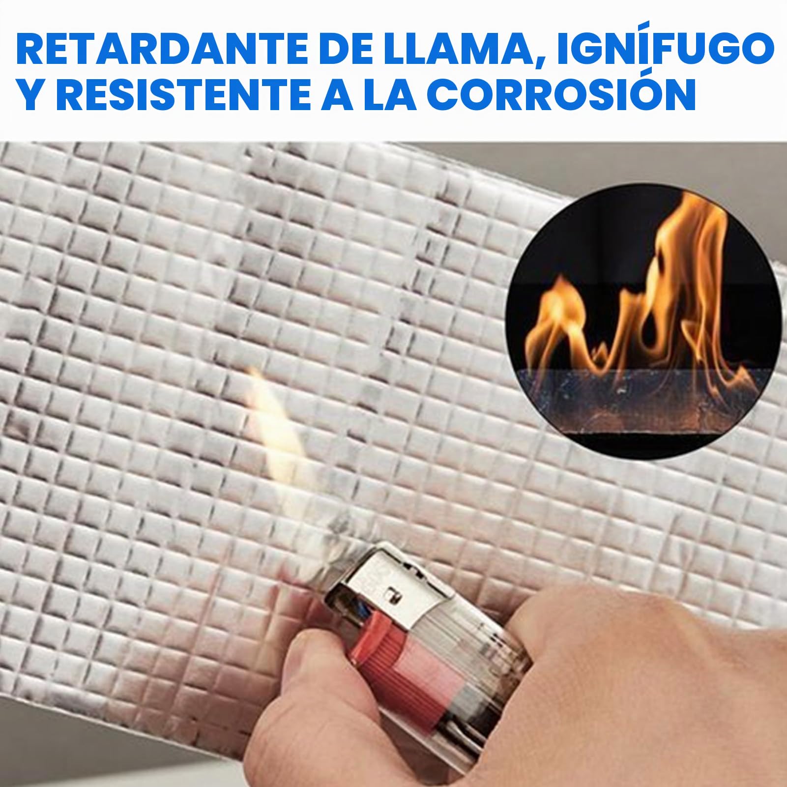 ADHES Cintas de butilo cinta impermeable cinta de aluminio cinta de reparación para fugas de techo, reparación de grietas, ruptura de tuberías 50mm x 5m