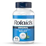 Rolaids Original Strength Antacid, 96 Chewable Tablets, Mint Flavor, Original Strength Heartburn Relief