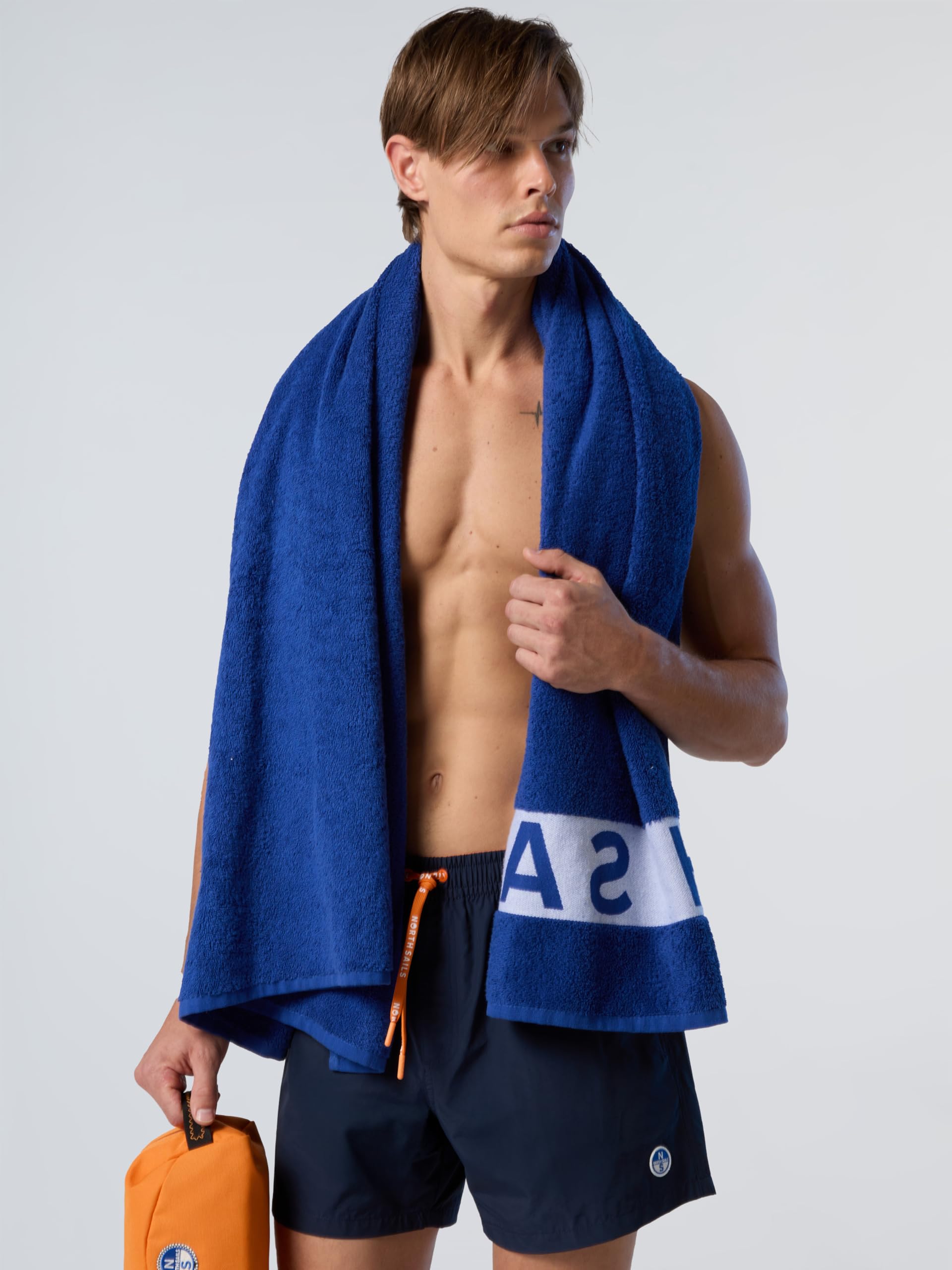 NORTH SAILS Boxer Mare Uomo in Cotone e Nylon Riciclato con Logo