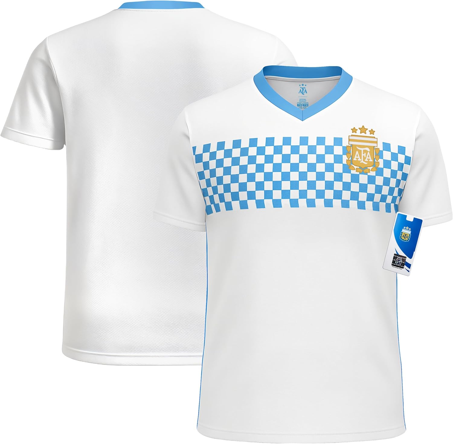 Icon Sports Officially Licensed Argentine Football Association Game Day Shirt - Unisex Kids - Image 2