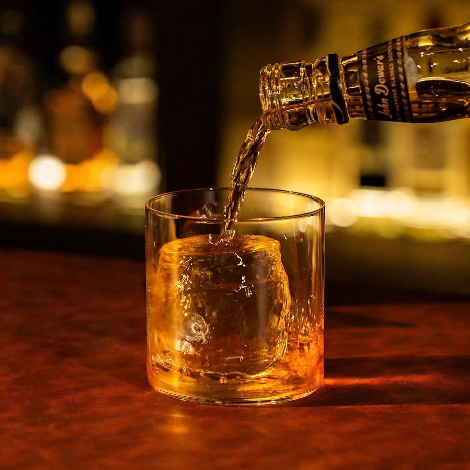 GLAZER mini, Clear Barrel Ice Mold for Whiskey