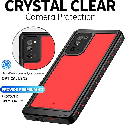 Miniatura 7 de BEASTEK Funda impermeable para Samsung Galaxy NOTE20, serie NRE, a prueba de golpes, IP68 con protector de pantalla integrado, cubierta de cuerpo