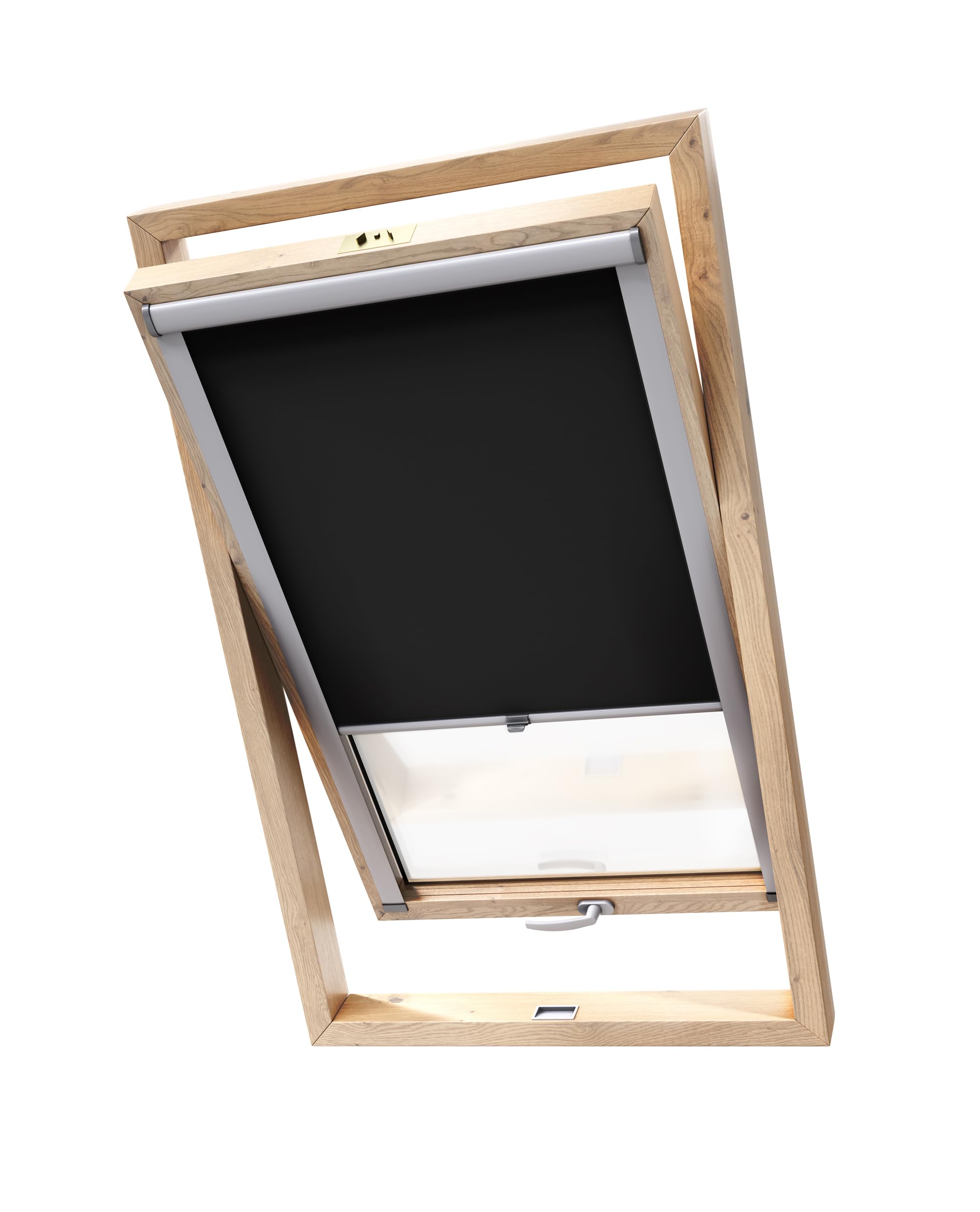 Stylo Tenda Oscurante Per Finestre Da Tetto – Per Finestre FAKRO - 100% Oscuramento - Alluminio Per Finestre FAKRO – Isolamento Termico – Protezione Solare - Nero FAKRO 78/98