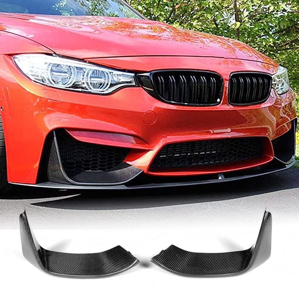 Carbon Fiber Front Bumper Splitters Lip Compatible with BMW F80 M3 F82 F83 M4 2015-2020
