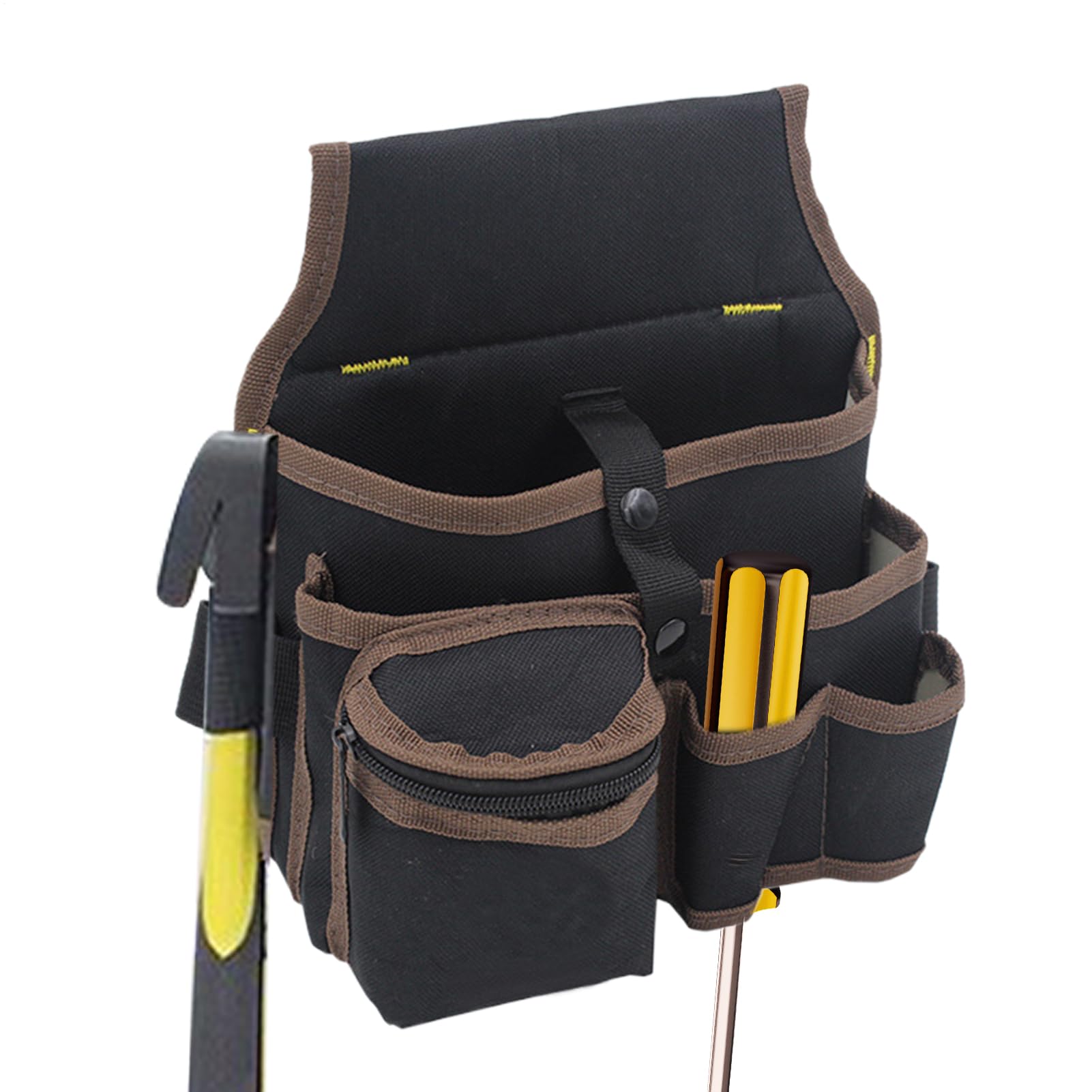 Ceinture Porte-Outils avec Harnais Multi-Poches Sac Électricien