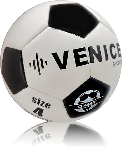 Miniatura 2 de Balón de fútbol clásico, tamaño oficial 3, talla 4, tamaño 5, pelota de fútbol tradicional para exteriores e interiores, jugadores de fútbol para