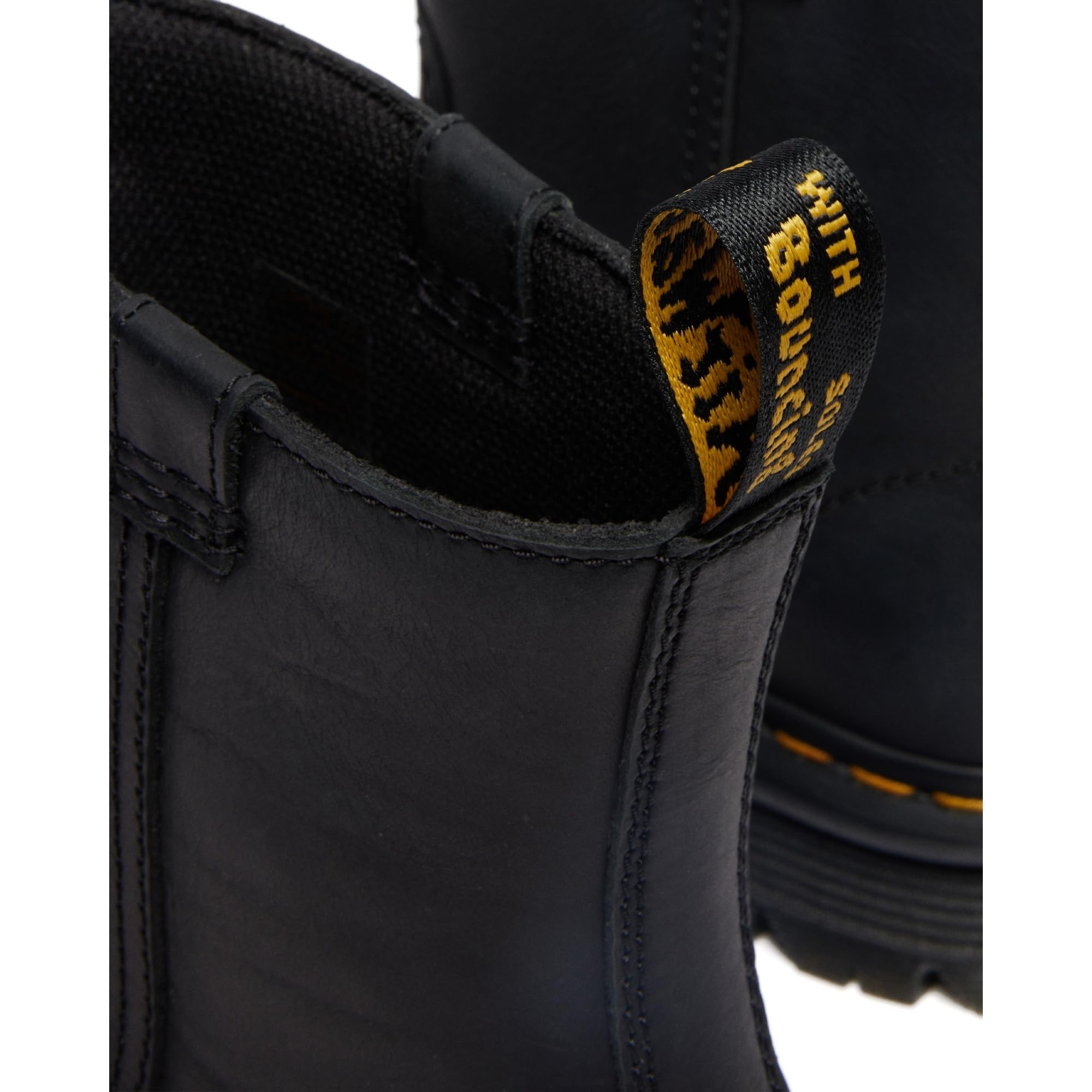 Dr. Martens Zebzag Rigger Black Wyoming PlatformUomo