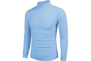 Men's Slim Fit Mock Turtleneck Sweater