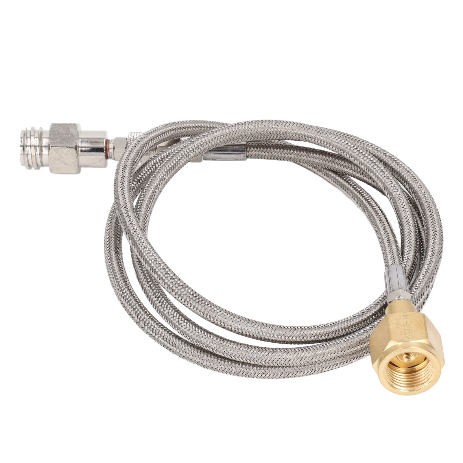 Soda adapter napełniający RAGROOF CO2 Cylinder Wkład zbiornik napełniający zbiornik Wysokie ciśnienie 1500 psi dla producentów sodowych mosiądz ze stali nierdzewnej z długim (W21.8–14 do TR21–4)