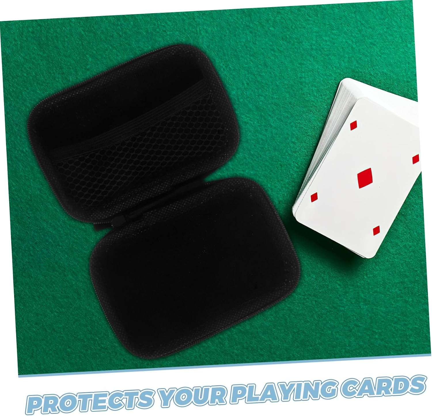 Playing Card Holder Case, Portable EVA Storage Box for Single Deck image 3
