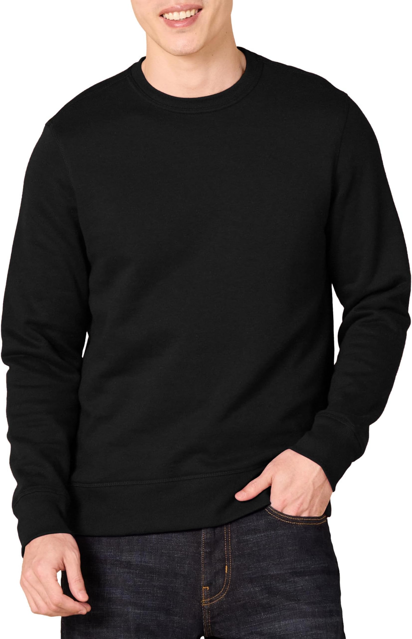 Men's Fleece Crew Neck Sweatshirt (Available in Big & Tall)