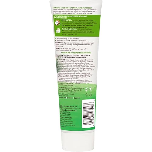 Miniatura 2 de Palmer's Fórmula de aceite de coco hidratante Boost Curl Whip Cream, 8.5 onzas