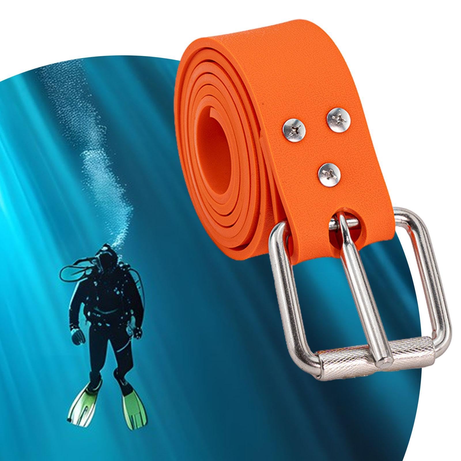 Cinturón de Lastre para, Cinturón de Lastre para Snorkel, 53,15" de Largo, Cinturón de Lastre para Buceo, Accesorios para, Buceo Libre.