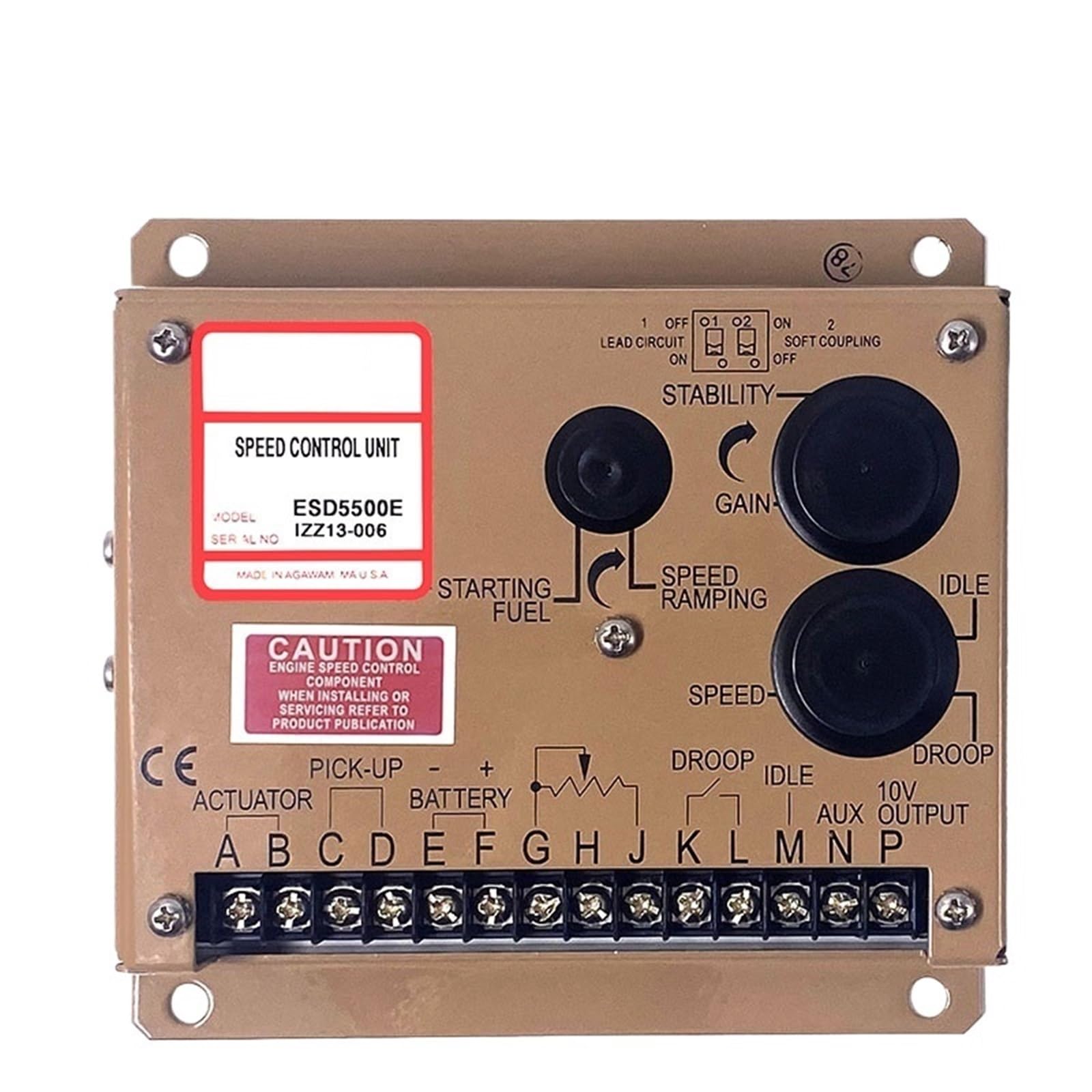 1pcs ESD5500E Regolatore di Velocità Elettronico Diesel Generatore Set Unità di Controllo di Velocità Regolatore Regolatore (C ESD5500E)