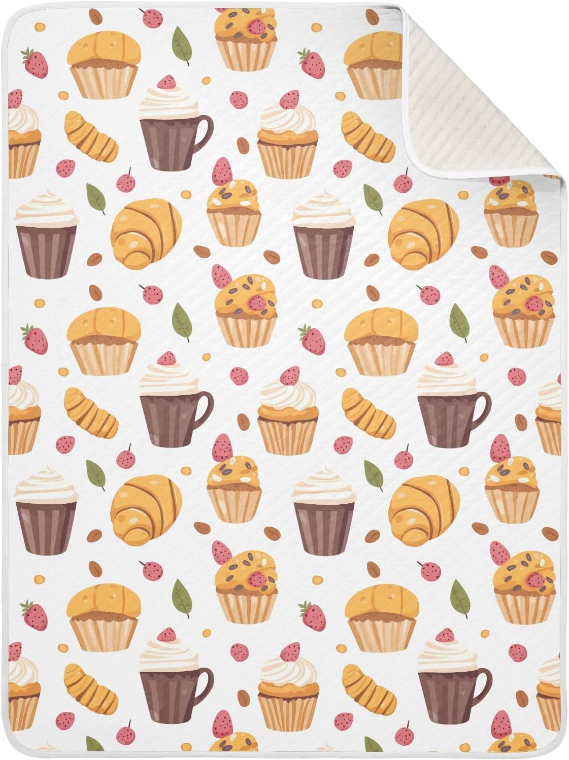 vvfelixl Baby Swaddle Blanket for Boys Girls Cream Cake Drinks Baby Blanket for Newborn Nursery Blanket for Crib Stroller 30×40 in vvfelixl Baby Swaddle Blanket for Boys Girls Cream Cake Drinks Baby Blanket for Newborn Nursery Blanket for Crib Stroller 30×40 in