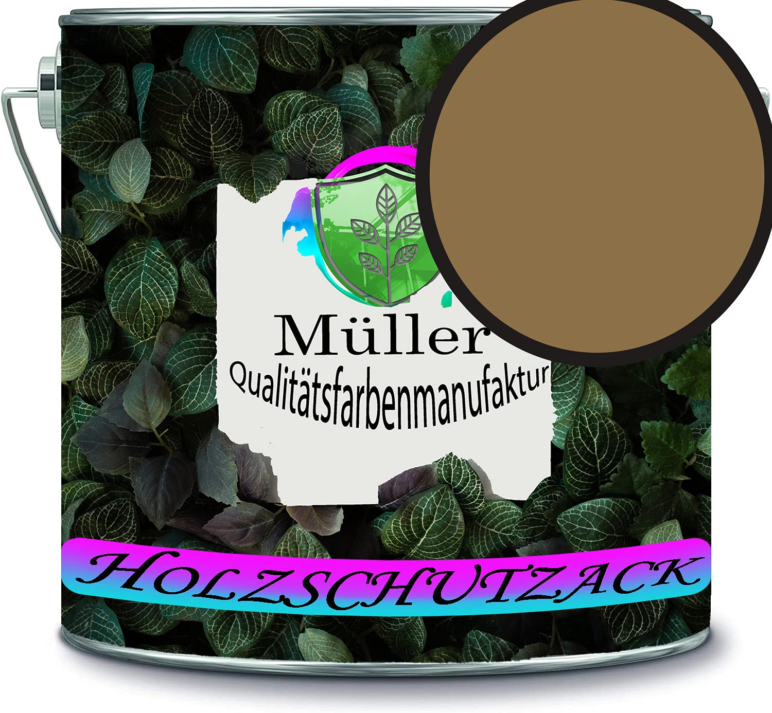 Müller - Barniz para madera, resistente a la intemperie y a largo plazo, protección contra la intemperie, color verde