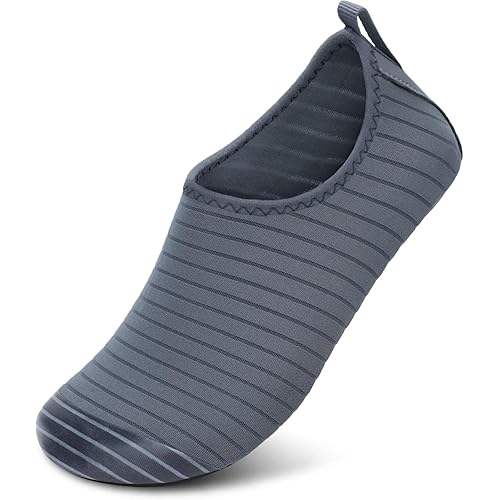 Racqua Men & Women Water Shoes Barefoot Beach Swim Shoes Quick-Dry Aqua Yoga Socks for Pool,Travel, Kayaking, River